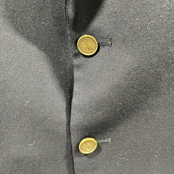 MENS NAVY YSL BLAZER (LARGE) - Picture 2 of 4